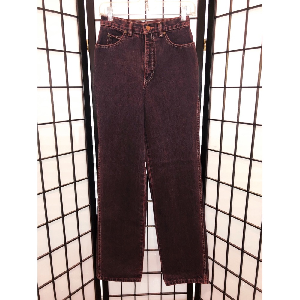 Vintage 1980’s Calvin Klein Purple Dyed Denim Jean